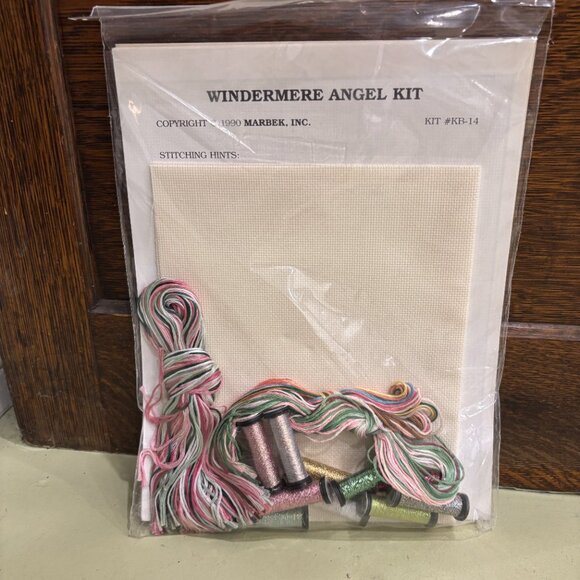 Serendipity Designs WINDERMERE ANGEL Counted Cross Stitch Kit #KB-14 1990 NOS - Picture 4 of 6